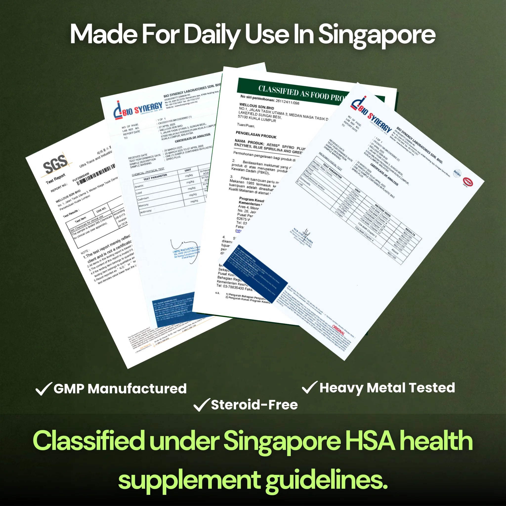 SpiroPlus (Gut-Skin Internal Flare Reduction Formulation)