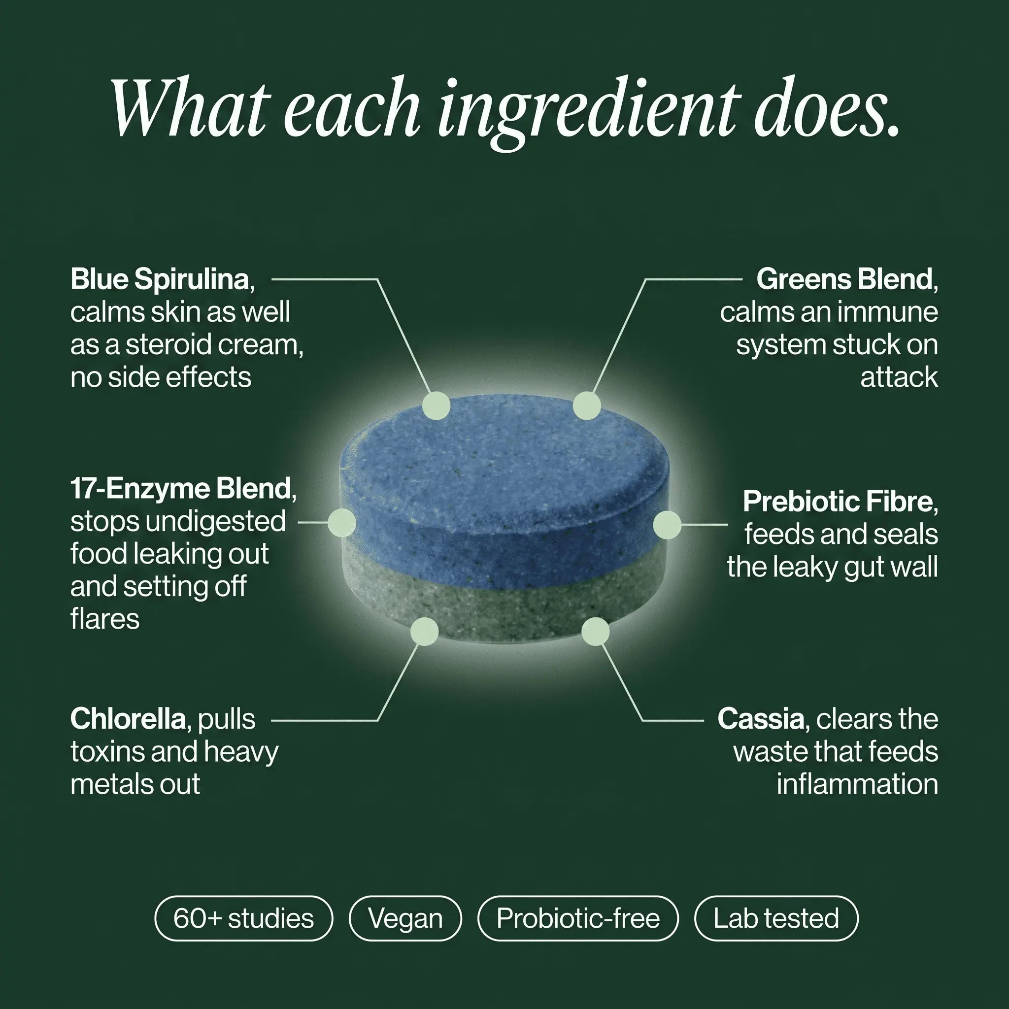 SpiroPlus — The Gut-Skin Chewable